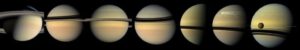 Saturn v různých ročních obdobích