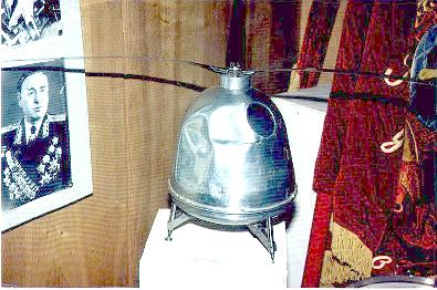 Model návratové kapsle Sojuzu z roku 1969.