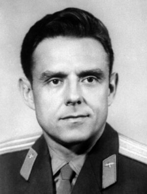 Velitel Sojuzu-1 plukovník Vladimir Michailovič Komarov