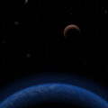 Planety u Tau Ceti v představách malíře