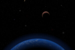 Planety u Tau Ceti v představách malíře
