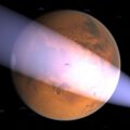Počítačová simulace komety Siding Spring u Marsu
