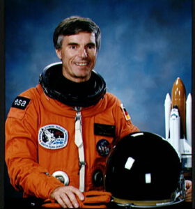 Ulf Merbold - první astronaut ESA, který se dostal do vesmíru.