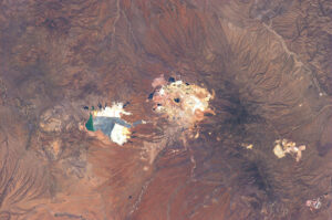 I tento snímek pochází z okolí mexického města Sonora - vidíme na něm důlní komplex.