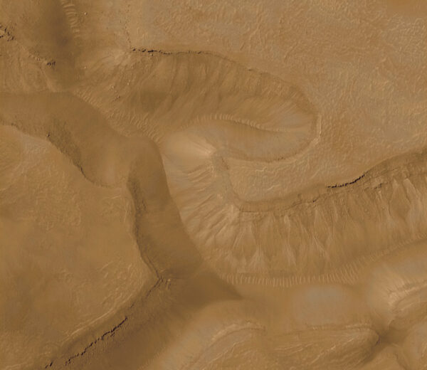 Staré korytá riek na Marse.