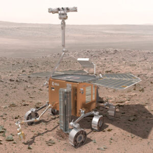 ExoMars rover na Marsu v představě malíře zdroj:esa.int
