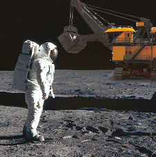Těžba na Měsíci zdroj:quo.es