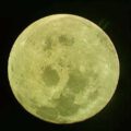 Vzdalující se Měsíc pohledem z Apolla-11
