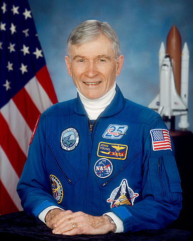 John ke konci své kariéry u NASA