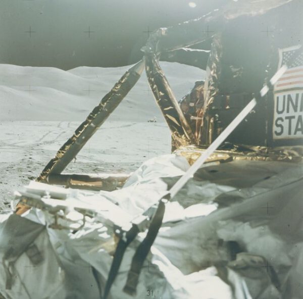 Poslední fotografie pořízená na měsíčním povrchu, EVA 3, Apollo 15, srpen 1971  zdroj:gizmodo.com