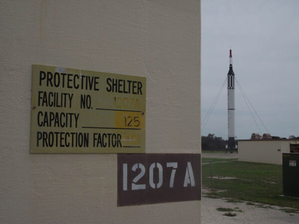Odtud na palubě rakety Redstone startoval Alan Shepard.