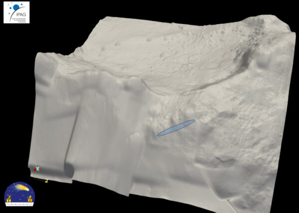 Data z přístroje CONSERT zpřesňují lokalitu, kde se může Philae nacházet - elipsa má rozměry pouze 16 x 160 metrů