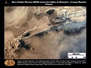 Valles Marineris. ISRO/MOM