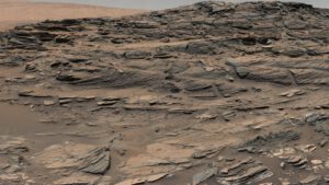 Sol 1087 zkamenělé duny, NASA/JPL-Caltech/MSSS