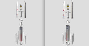Grafika ukazující jednotlivé díly rakety Vulcan