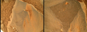 Sol 472 - kamera MAHLI obhlíží kameny na povrchu