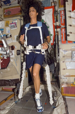 Sunita Williamsová zaběhla na ISS maraton už v roce 2007