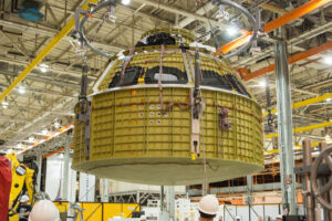 Přetlaková kabina lodi Orion pro misi EM-1 je dokončena