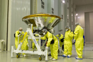 Dokončený lander EDM (Schiapaerlli