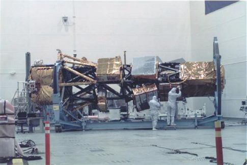 Archivní snímek tajného radarového satelitu třídy Lacrose
