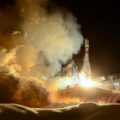 Start Sojuzu 2-1B s družicí Glonass. Zdroj: Ruské ministerstvo obrany
