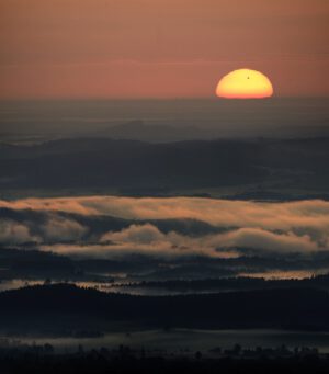 Východ Slunce s Venuší. Foto: Martin Gembec