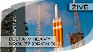 Delta IV Heavy s NROL-37 živě a česky