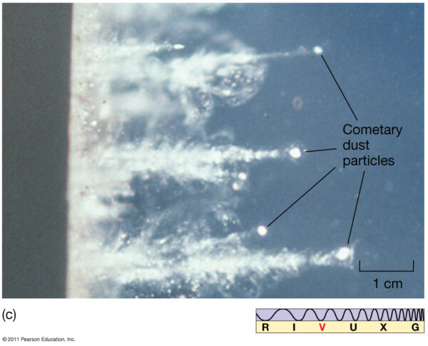 V aerogelu zachycené prachové částice