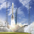 Vizualizace startu rakety Ariane 6