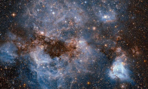 Hvězdná porodnice N159 pohledem Hubbleova teleskopu