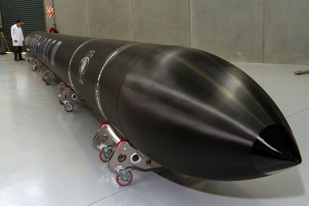 Horní část rakety Electron