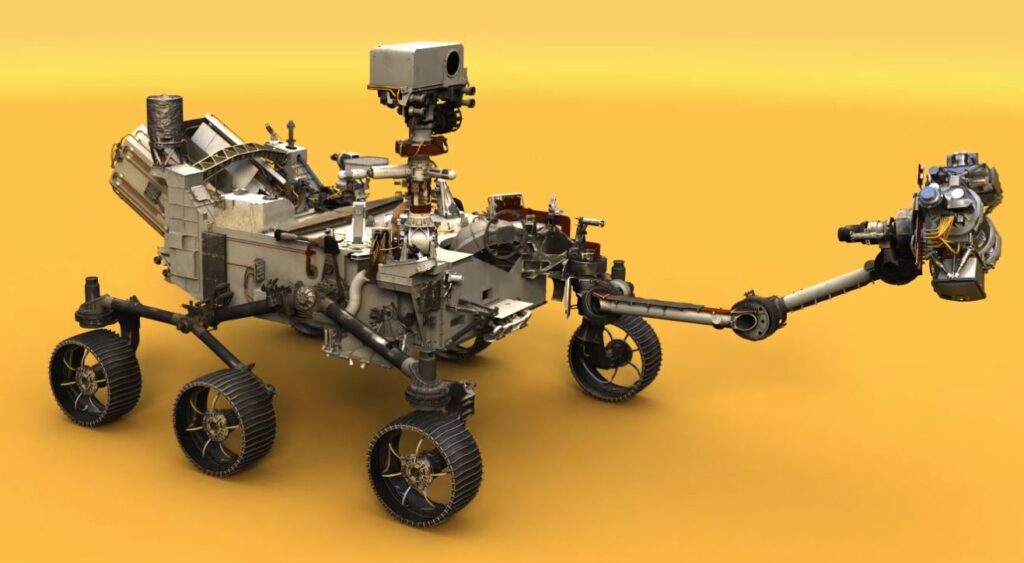 Vizualizace Mars rover 2020