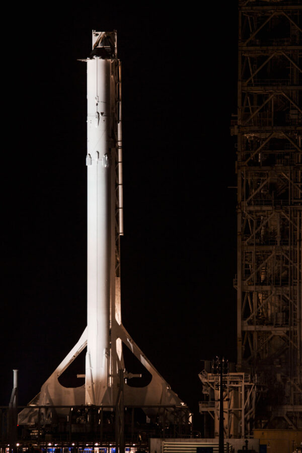 Tento T/E bude schopen manipulovat i s chystanou raketou Falcon Heavy.