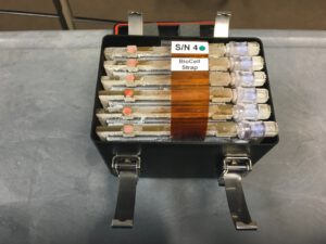 Plate Habitat (PHAB) ukrývá kazety BioCell pro výzkum kmenových buněk na ISS v rámci experimentu Microgravity Expanded Stem Cells