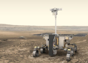 Vizualizace roveru z mise ExoMars 2020