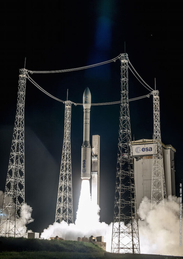 Start rakety Vega 2. srpna
