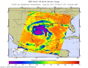 Oblasti bouří v hurikánu Harvey