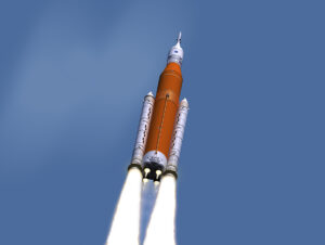 Nová a zřejmě definitivní podoba rakety SLS pro misi EM-1