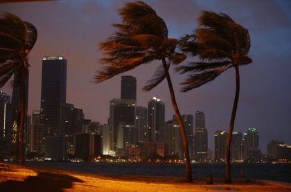 Miami v sobotu 9. září ráno místního času.
