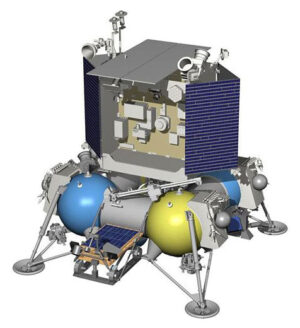 Starší vizualizace sondy Luna 27.