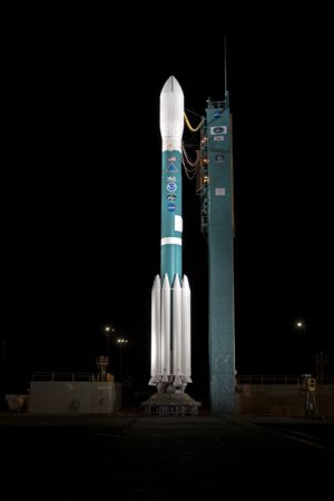 Raketa Delta II před startem