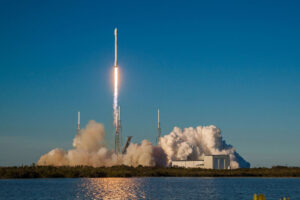 Osmý start rakety od SpaceX v roce 2018.