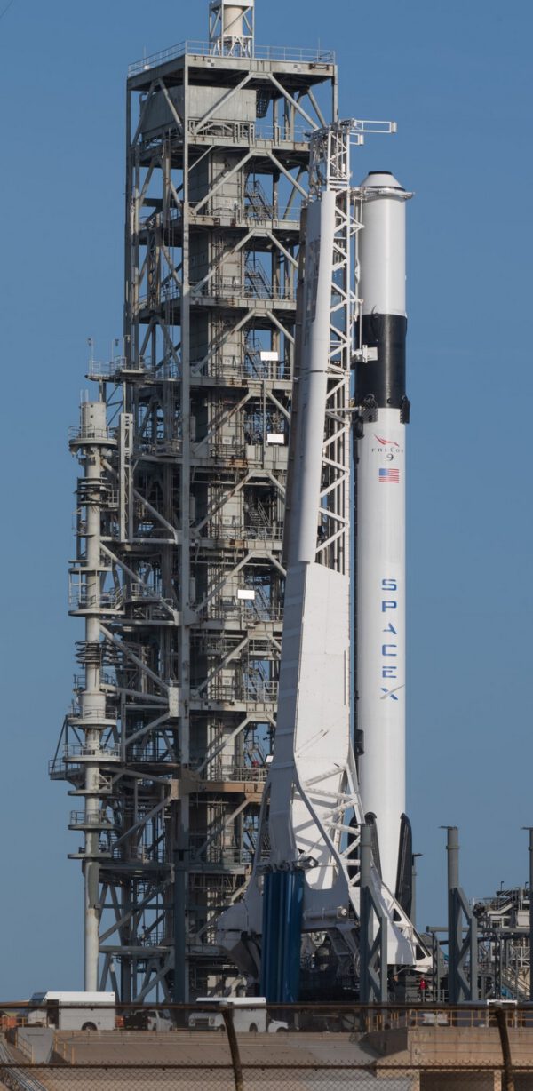 Falcon 9 Block 5 na rampě 39A