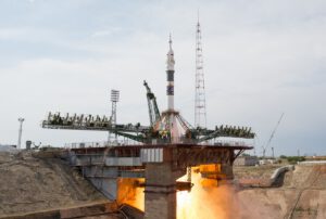 Sojuz FG startuje