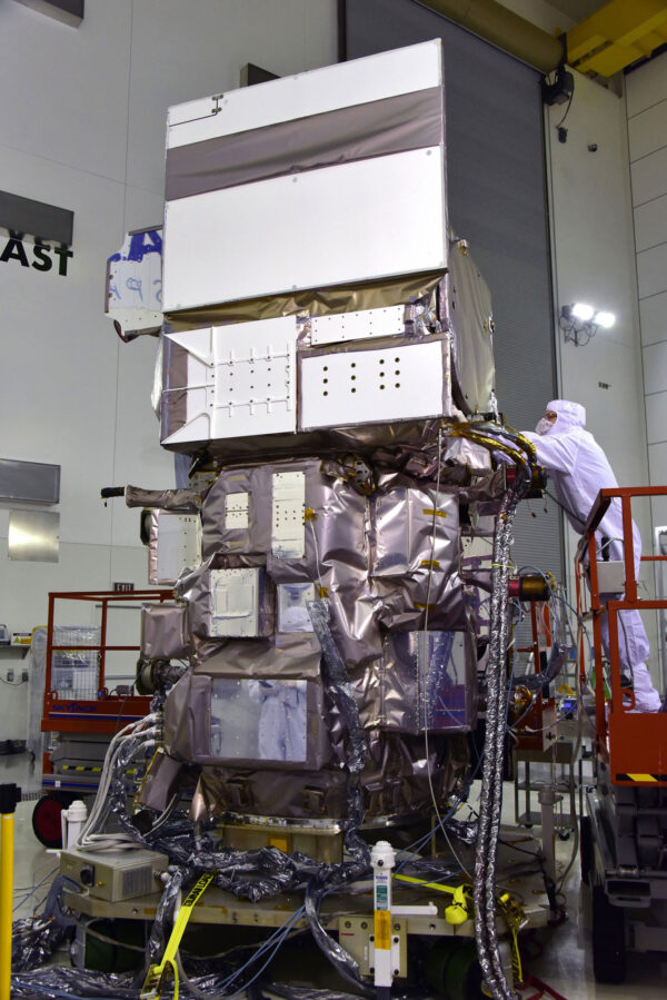 Družice ICESat-2 na Vandenbergově základně.