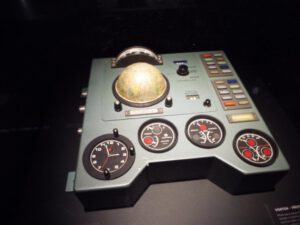 Palubní deska, prezentovaná z mise Vostok, ale možná pozdější