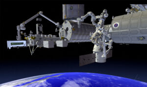 Umístění přístroje ECOSTRESS na ISS.