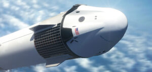 Nathaniel Koga zpracoval i vizualizaci lodi Crew Dragon na raketě Falcon 9.