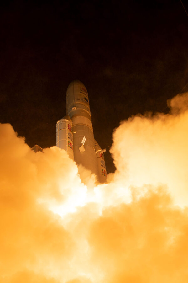 Start s misí BepiColombo měl kódové označení VA-245. Šlo totiž o 245. start rakety z rodiny Ariane.