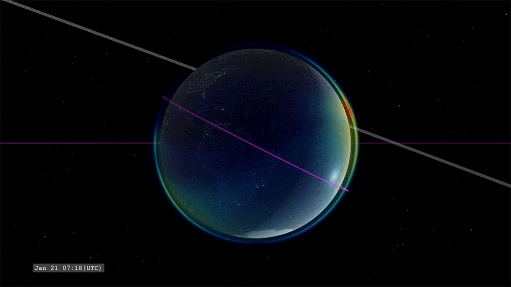 Oběžná dráha družice ICON